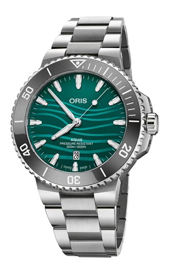 Watch Oris Man Aquis Date in Steel 4162633 - 4162633